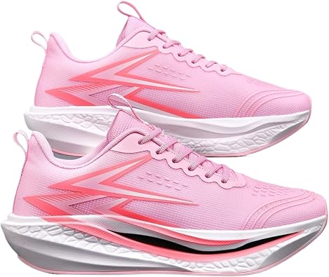 Lightweight Breathable Road Running Sneakers with Cushioned Rebound Midsole Womens Carbon Plate Running Shoes