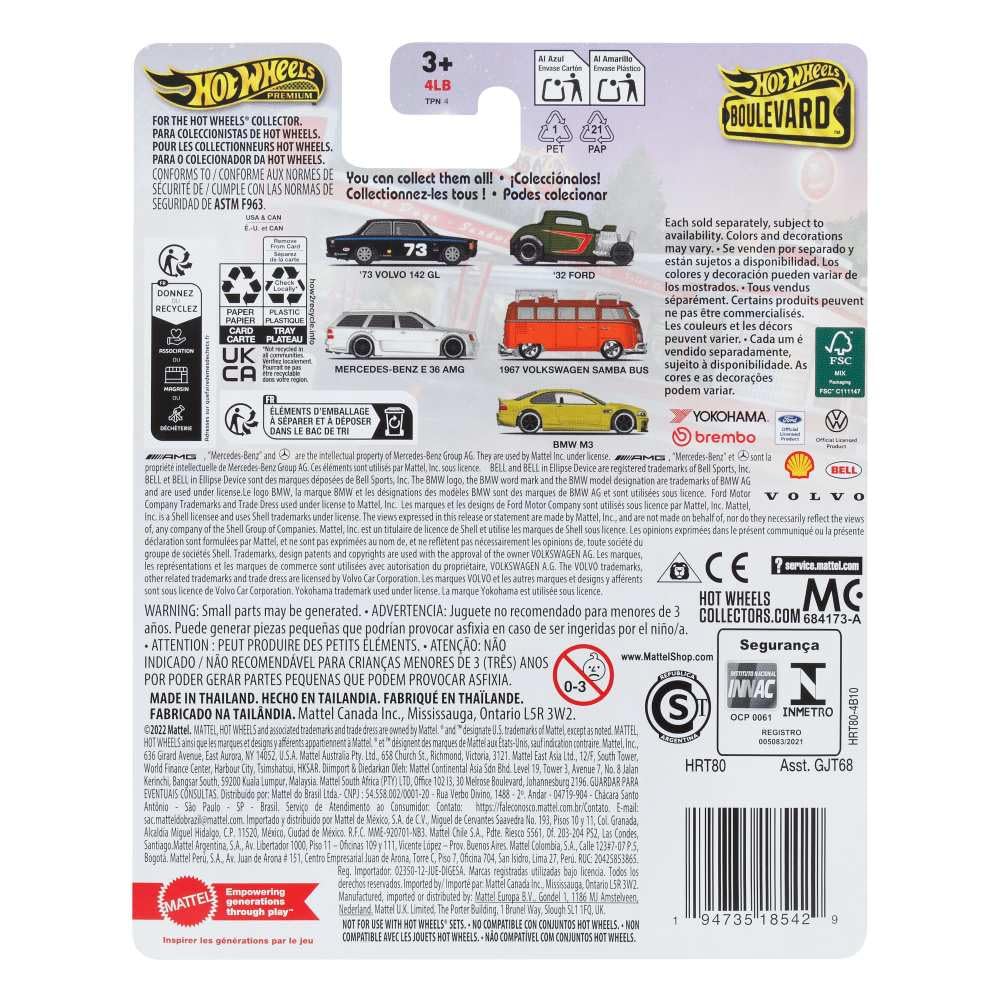 Mattel Hot Wheels - Premier Boulevard - BMW M3 /Giocattoli