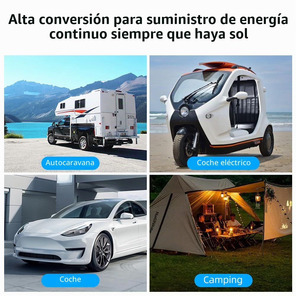 Kit de panel solar de 20 vatios 12 voltios, panel solar monocristalino + controlador de carga PWM de 20 A + clips para batería, 22% de alta eficiencia para RV, botes, remolque, sistema aislado