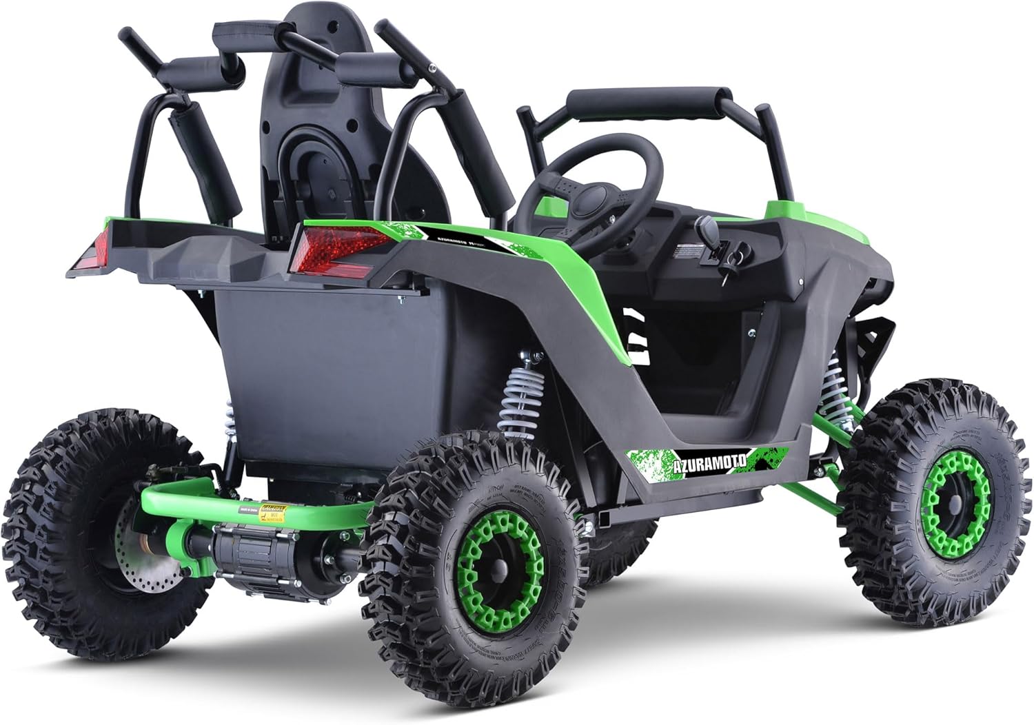 MotoTec Raider Kids UTV 48v 1200w Full Suspension Green