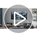ERQINHUA Wall Decor For Bedroom Office Canvas Wall Art For Living Room Decorations Misty Forest Wall Paintings Tree Landscape Artwork Picture Modern Home Decor Ready To Hang Black Framed 20x40 In
