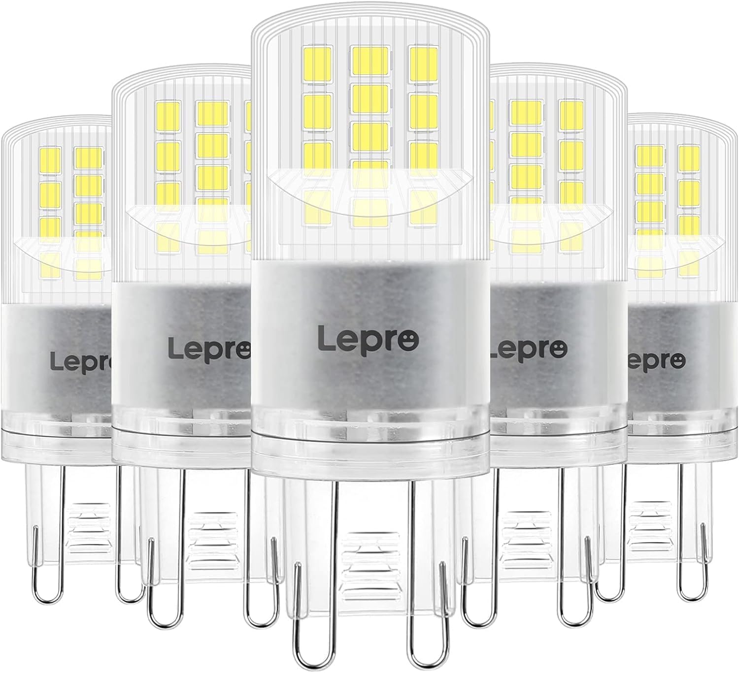 Lepro Ampoule LED G9 3.8W (Équivalent 40W Ampoules Halogènes), 470LM
