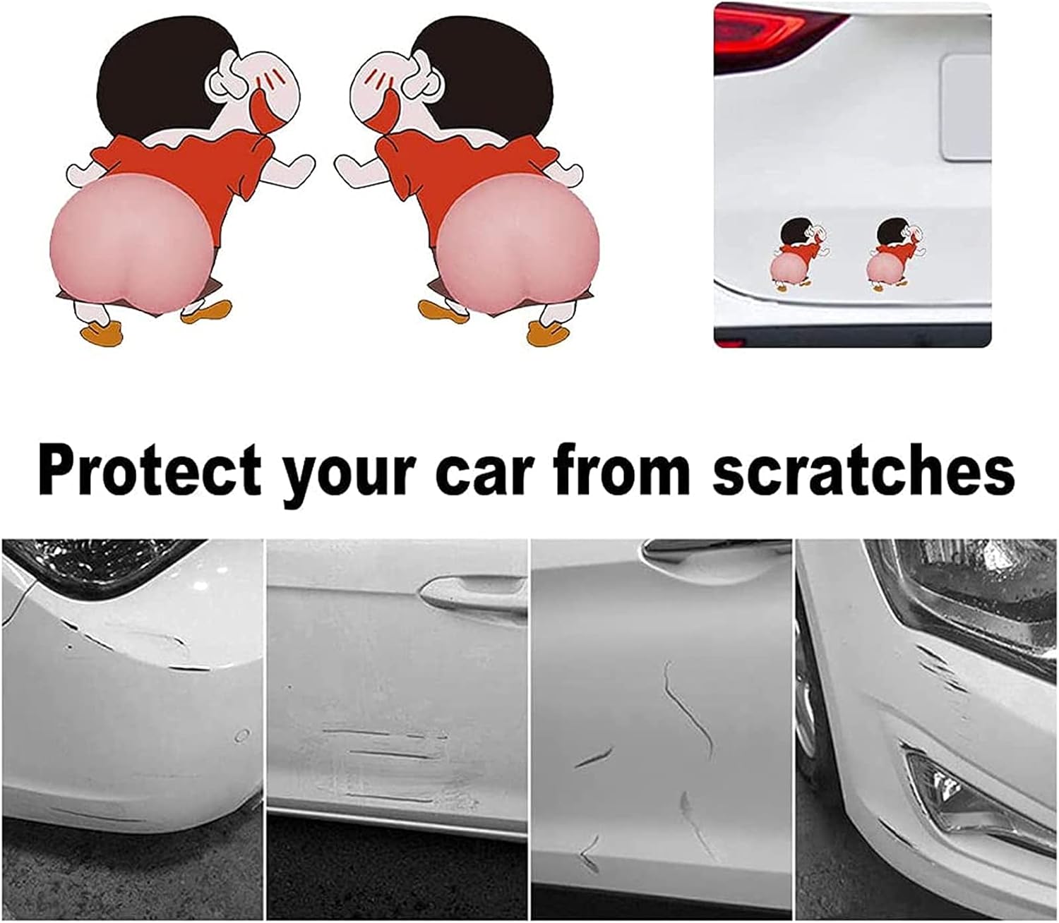 Amazon Co Jp 車外用品 ドアガード バックミラー 傷防止 プロテクター お尻ステッカー 桃保護ステッカー 衝突防止テープ 保護ステッカー シリコン製 3d かわいい 車用 冷蔵庫用 携帯 装飾用 汎用 Tiktok ベビー マタニティ