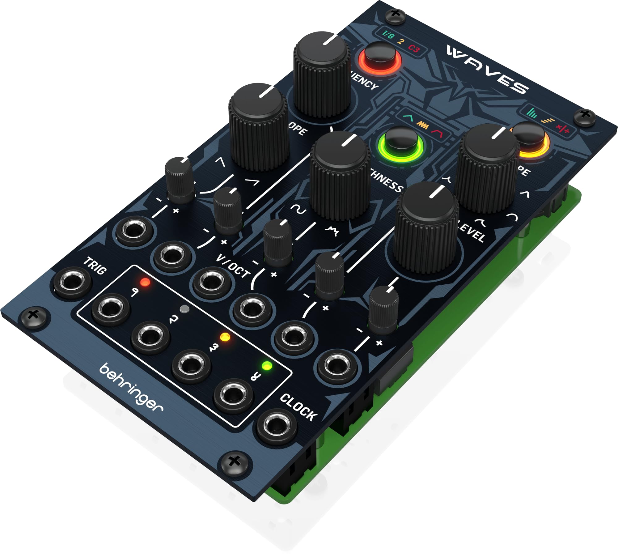 Behringer WAVES Modulatore di Marea e Generatore di Funzioni per Eurorack Versatile Modulo LFO per la Modulazione Dinamica di Sintetizzatori Modulari