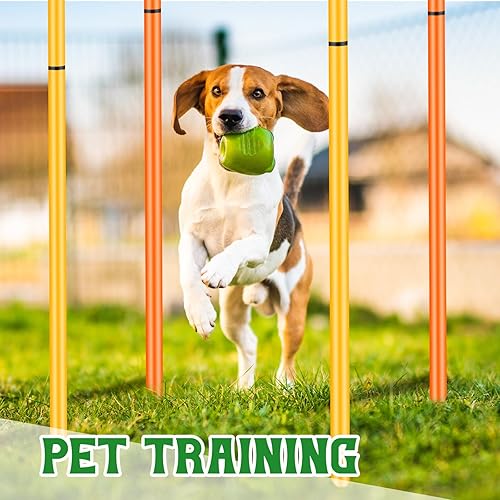 Miniatura 6 de Hiboom 20 bastones de entrenamiento de agilidad, bastones de entrenamiento de fútbol, bastones de entrenamiento de fútbol Forza Slalom con bolsa de