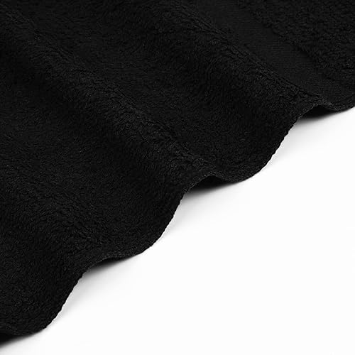 Miniatura 6 de TEXTILE EMPIRE Black Spa Towels for Facials - Hair Salon Towels Hand Towels Salon Facial Towels for Estheticians Soft Toallas para Salon De Belleza