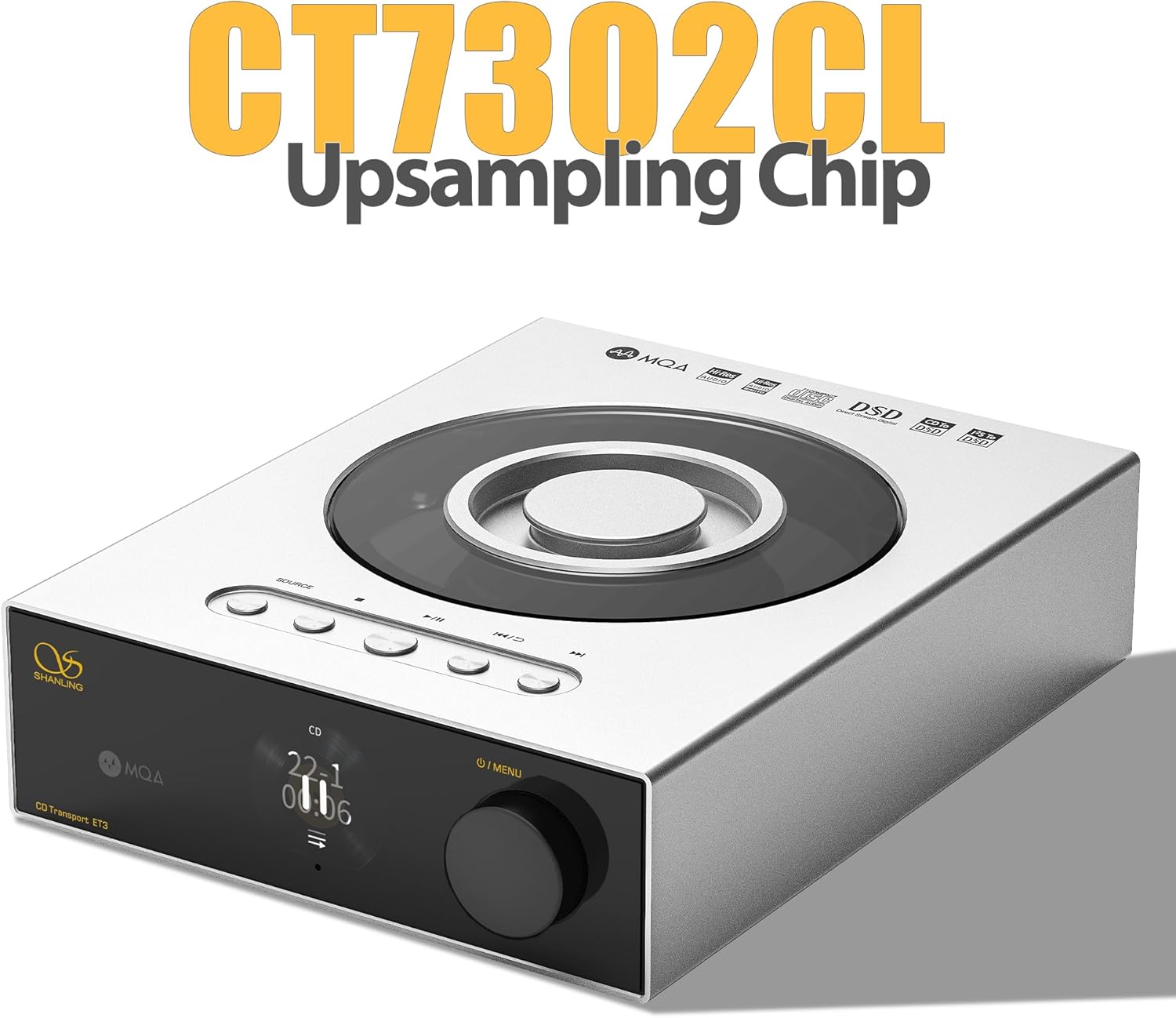Shanling ET3 Digital CD Transport (Silver)