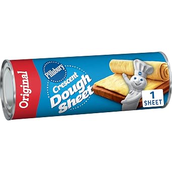Pillsbury Dough Sheet, Original Crescent, Refrigerated Canned Pastry Dough, 1 Sheet, 8 oz