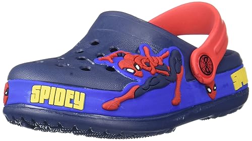 Kidsville Spiderman Kids Boys Clogs Navy 7 (STY-20-21-002077)