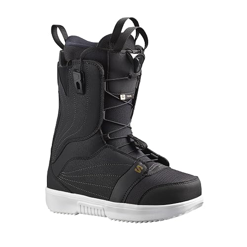 Salomon Snowboard Boots Pearl 2023-24 Model Women's L47347900 Black/White/Gold