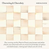 Vista 43 de MACKENZIE-CHILDS Enamel Switch Plate, Light-Switch Cover, Single Rocker, Black-and-White Courtly Check