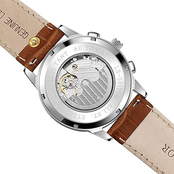 箱付✨ LOBOR ローバー　自動巻　スケルトン　ブラック　ゴールド　クロコ型押 Amazon | 【公式ショップ】LOBOR ロバー 42MM 自動巻き マルチ