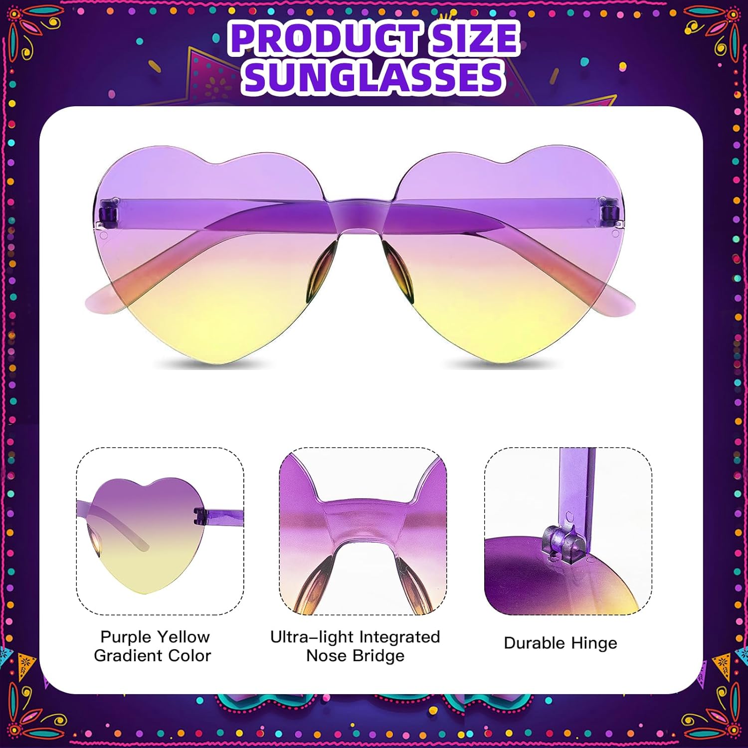 4PCS Mardi Gras Accessory Set Include Mardi Gras Furry Leg Cover Feather Headband and Mardi Gras Glasses, Mardi Gras Party Costume Outfit Set - Image 4