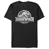Mens Officially Licensed Jurassic World Breach Logo Graphic Tee