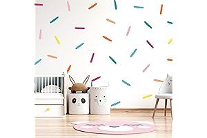 LucyLews Home Rainbow Decals for Walls Peel and Stick