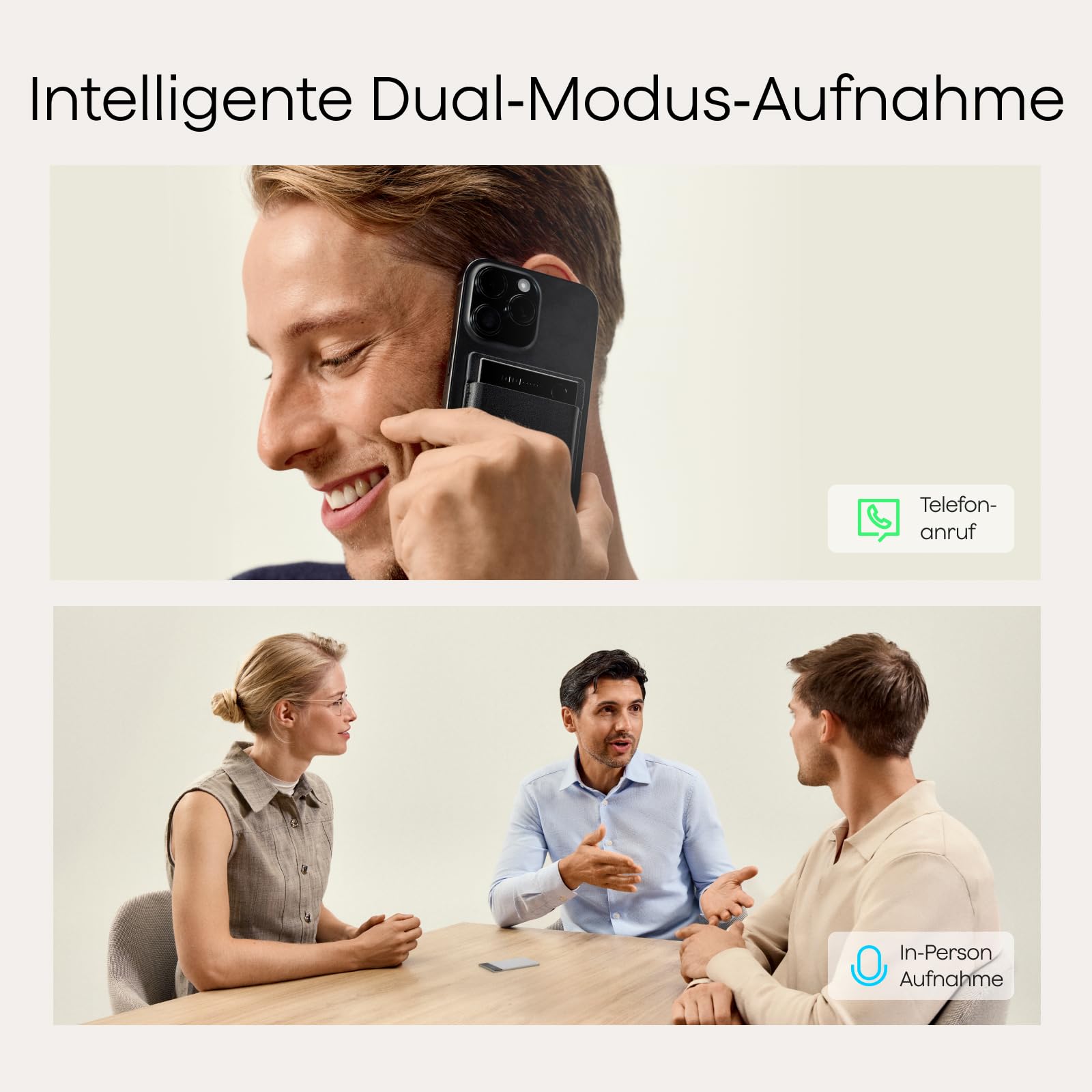 Plaud Note Pro und NotePin Paket mit 4 Zubehörteilen, KI Digitales Diktiergerät App-Steuerung, KI-Notizgerät, KI-Transkription & Zusammenfassung, 112 Sprachen, 64GB Speicher, Audiorekorder