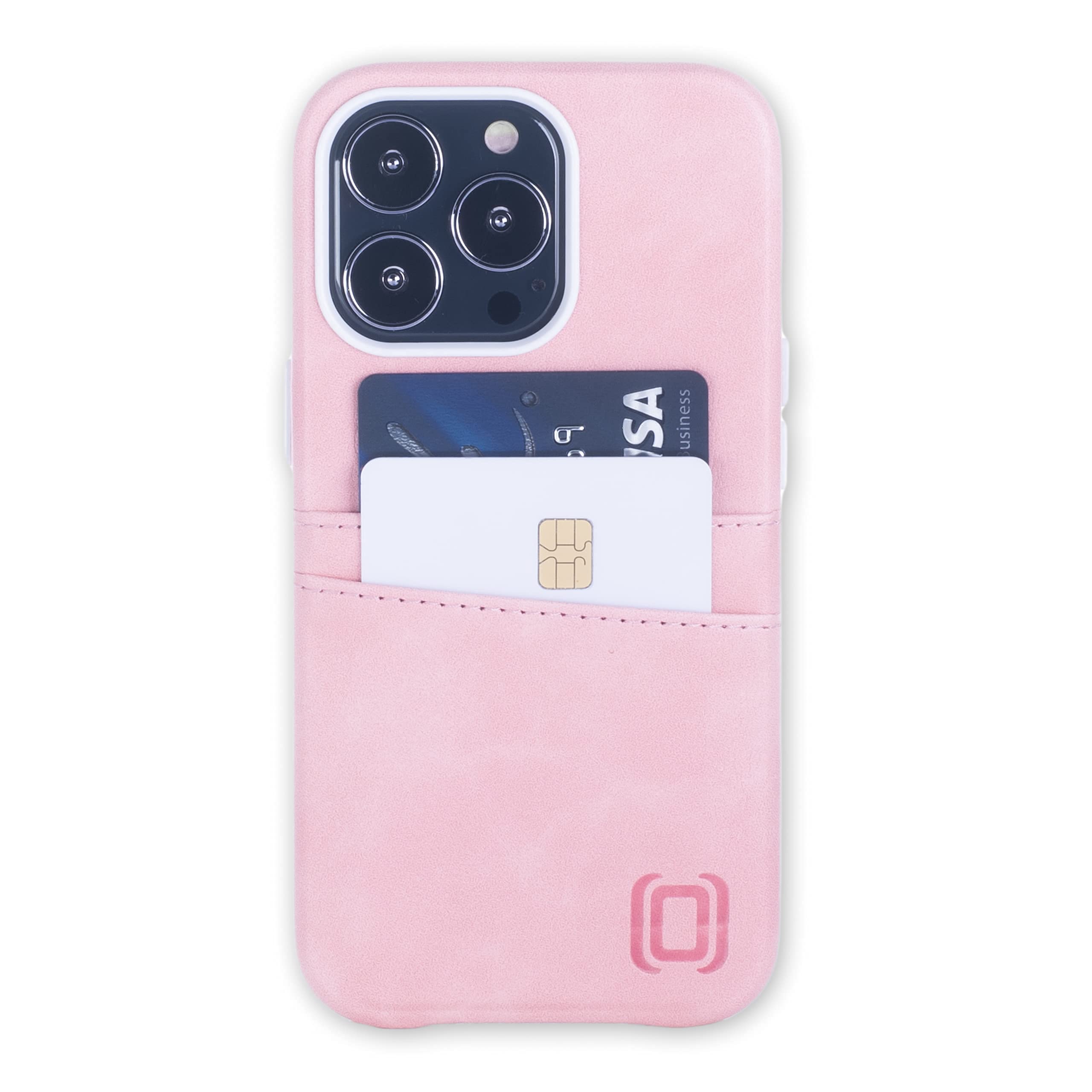 Dockem Brieftaschen-Hülle Für IPhone 13 Pro | Mit Magnetischer Metallplatte & 2 Kartenfächern | Canvas-Kunstleder