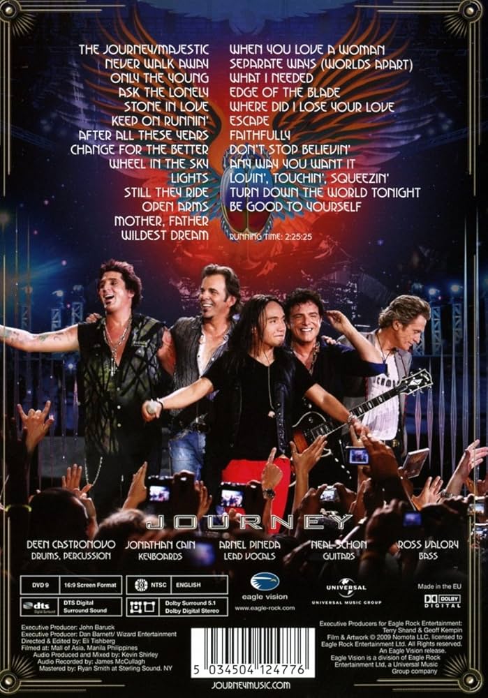 DVD ジャーニー「ライブ・イン・マニラ」 Amazon.co.jp: Journey: Live in Manila [DVD] : Journey: DVD