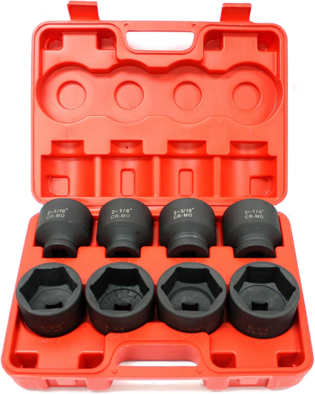 8 pc 3/4" Dr. Jumbo Impact Socket Set,Jikkolumlukka