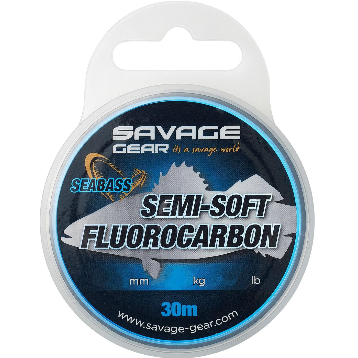 Savage Gear Seabass Semi-Soft Fluorocarbon 30m (0.39mm 17.72lb)