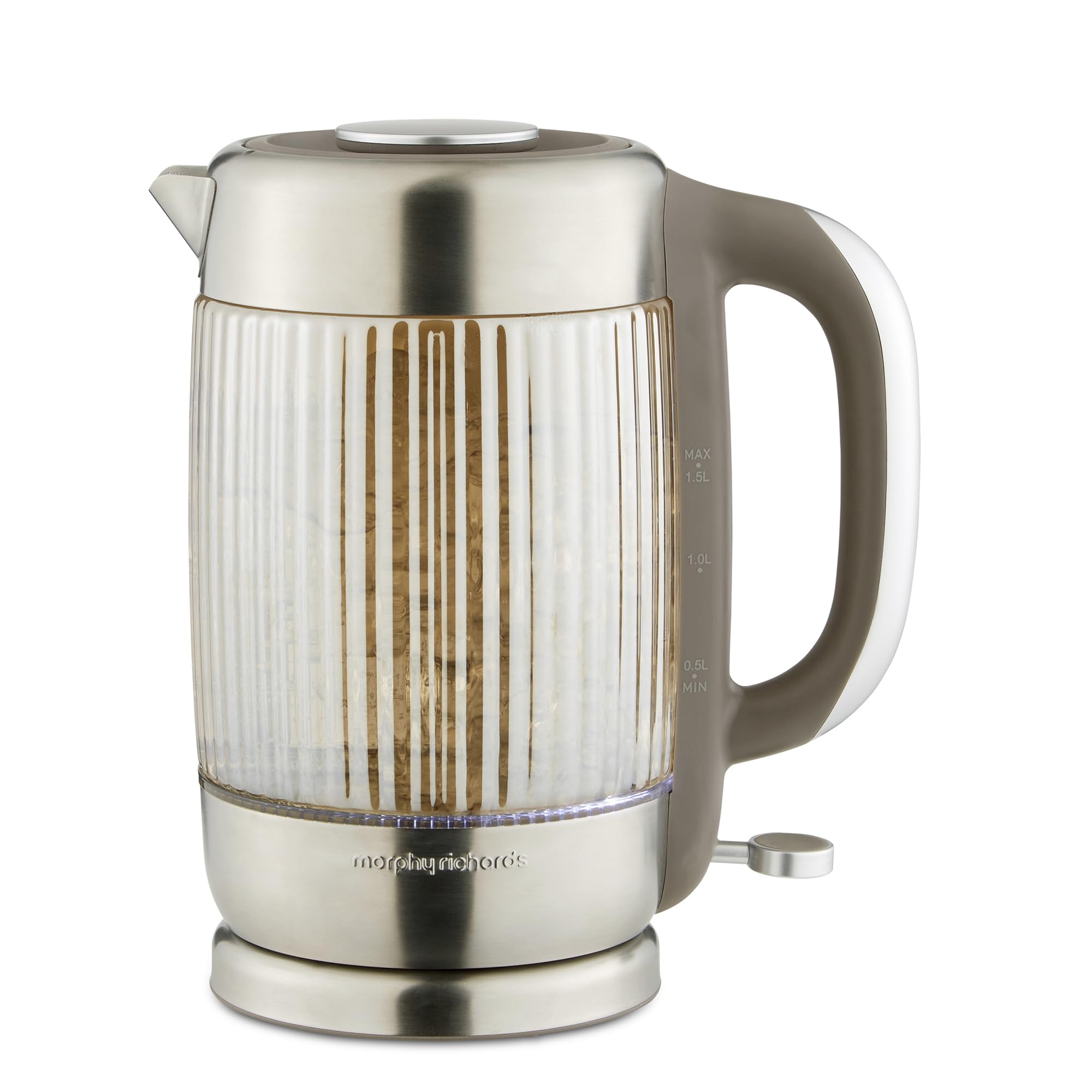 Morphy Richards Lantern 1.5L Jug Glass Kettle
