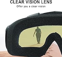 Vista 4 de Gafas para bicicleta de motocross, motocicleta, ATV, lentes para cuatro ruedas todoterreno, gafas de casco de carreras MX