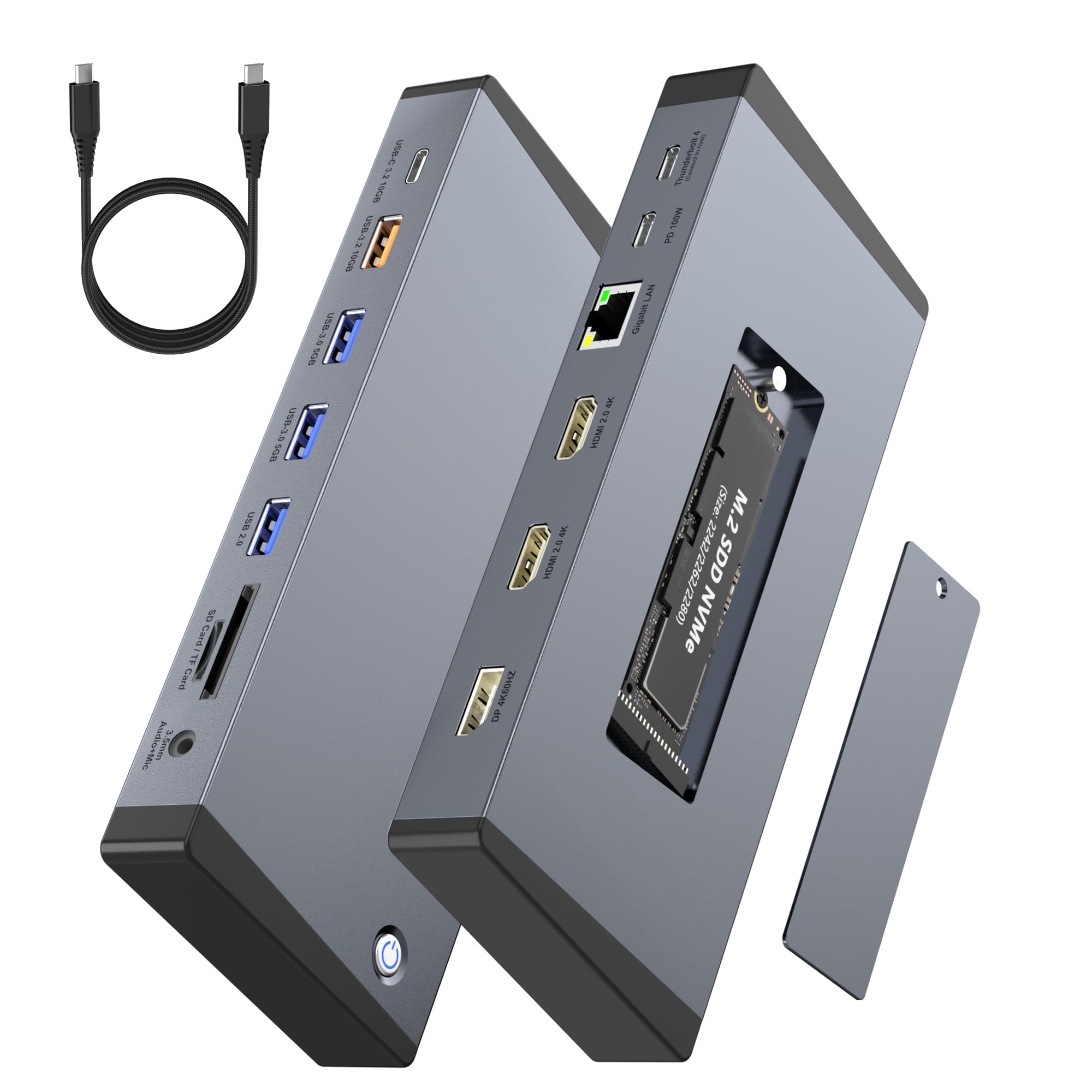 Amazon | ノートパソコンドッキングステーション 3モニター Dell/HP