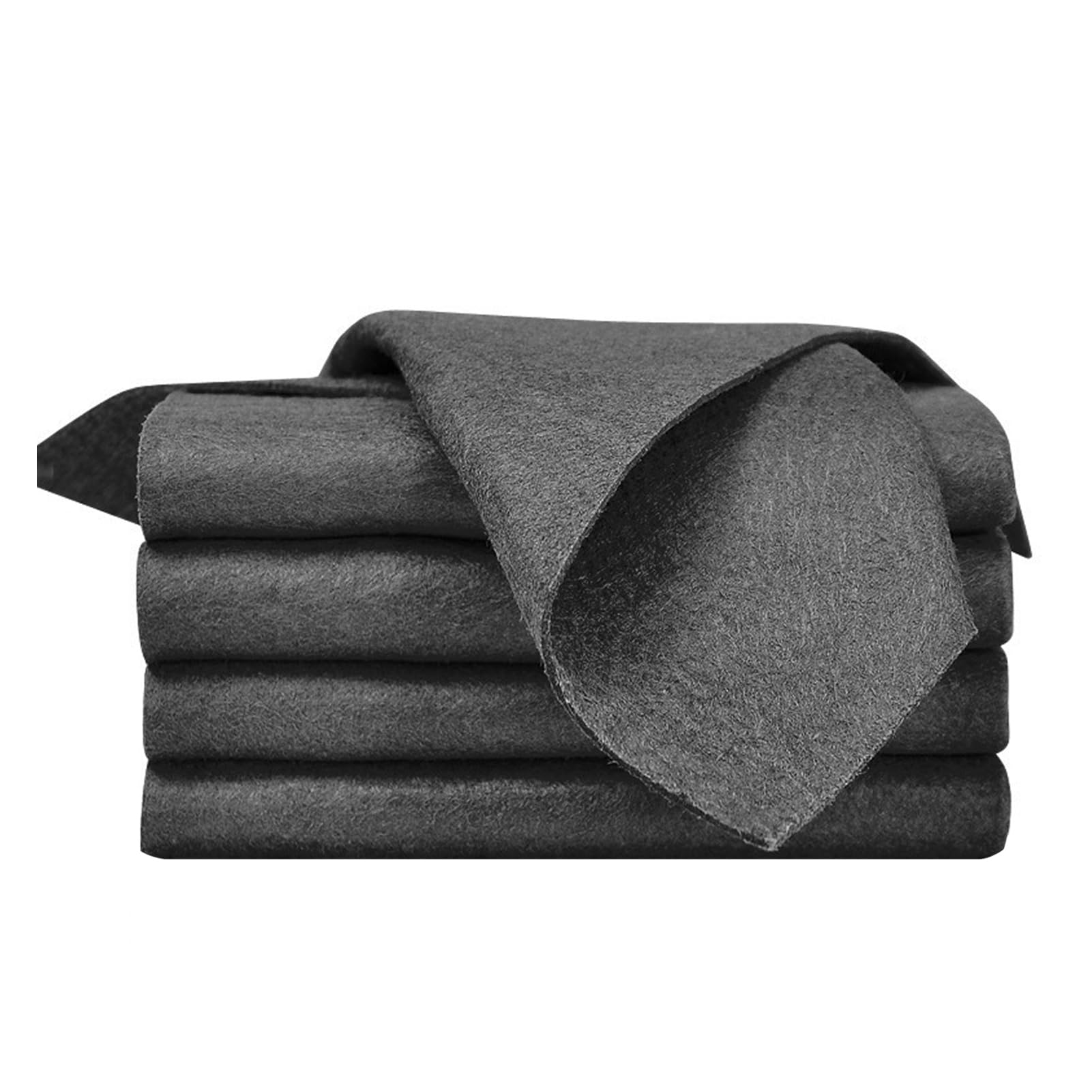 Cleaning Cloth Microfiber Wipes 5pcs Superfine Fiber for Car Home Use Lint-Free Highly Absorbent Cloths Glass Mirrors Black