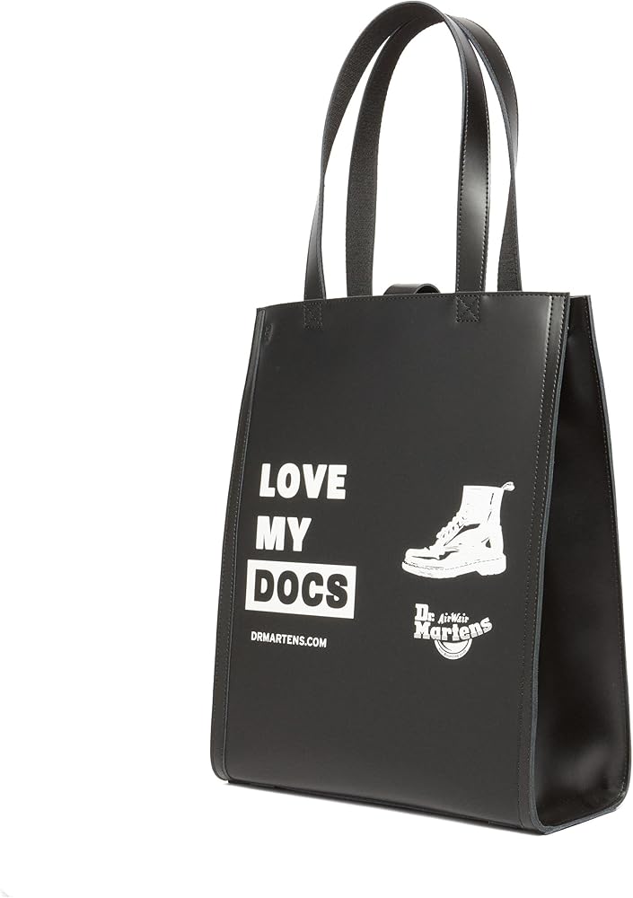 デッドストック Dr.Martens ドクターマーチン ナイロトートバッグ Amazon.com: Dr. Martens Leather DNA Love My Docs Tote Bag, Black