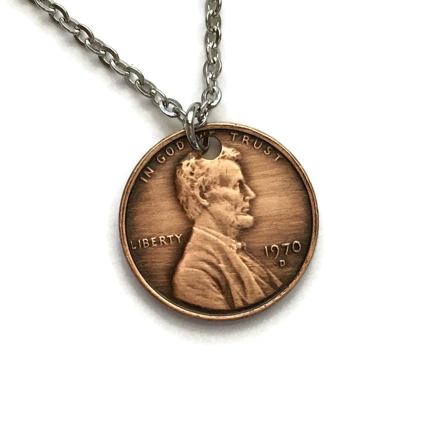 Amazon.com: Lucky Penny Necklace - OOAK 
