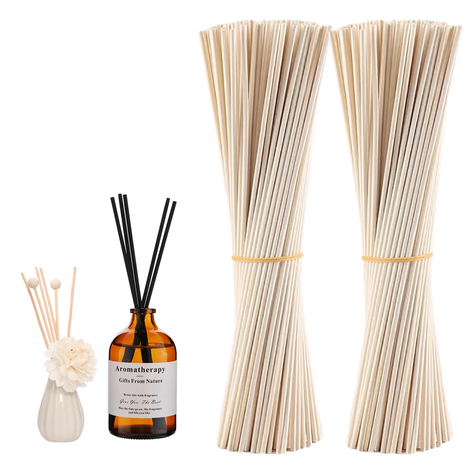Hugwish 100pcs Long Reed Diffuser Sticks 50cmx4mm, Diffuser Sticks 50cm