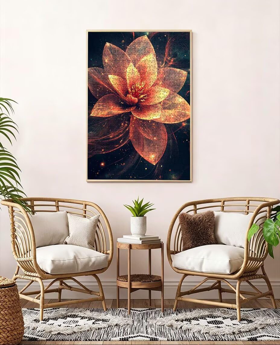 Puzzle 3000 Pièces, Rose Transparent Puzzle Adulte 3000, Impossible Classique Jigsaw, Jigsaws en Bois, Familial Puzzles Jeu de, pour Jeu Éducatif Défi Jouets, Décoration Murale Cadeau BXHZW5-265
