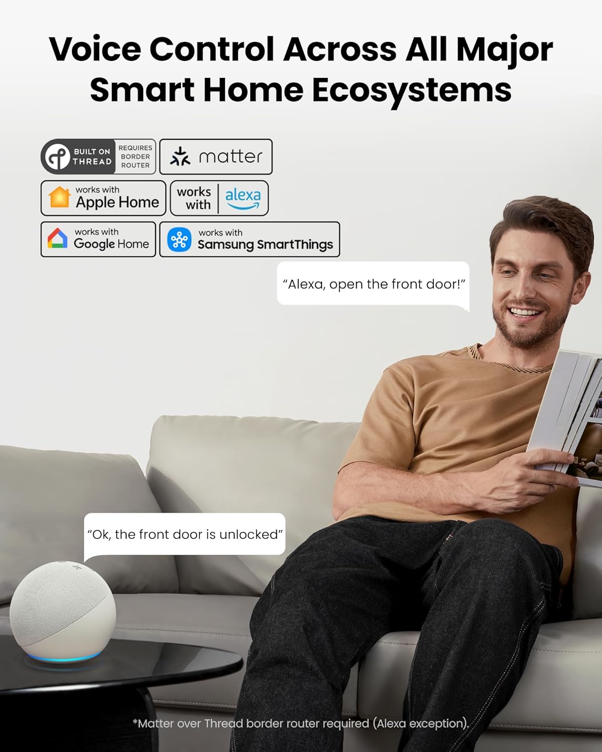 Lockin Veno Plus Smart Lock with 2K 180° Security Camera & Video Doorbell, AI Local Storage, Palm Vein/Fingerprint Keyless Entry Door Lock, Smart Locks for Front Door Bulit in Wi-Fi, App Control