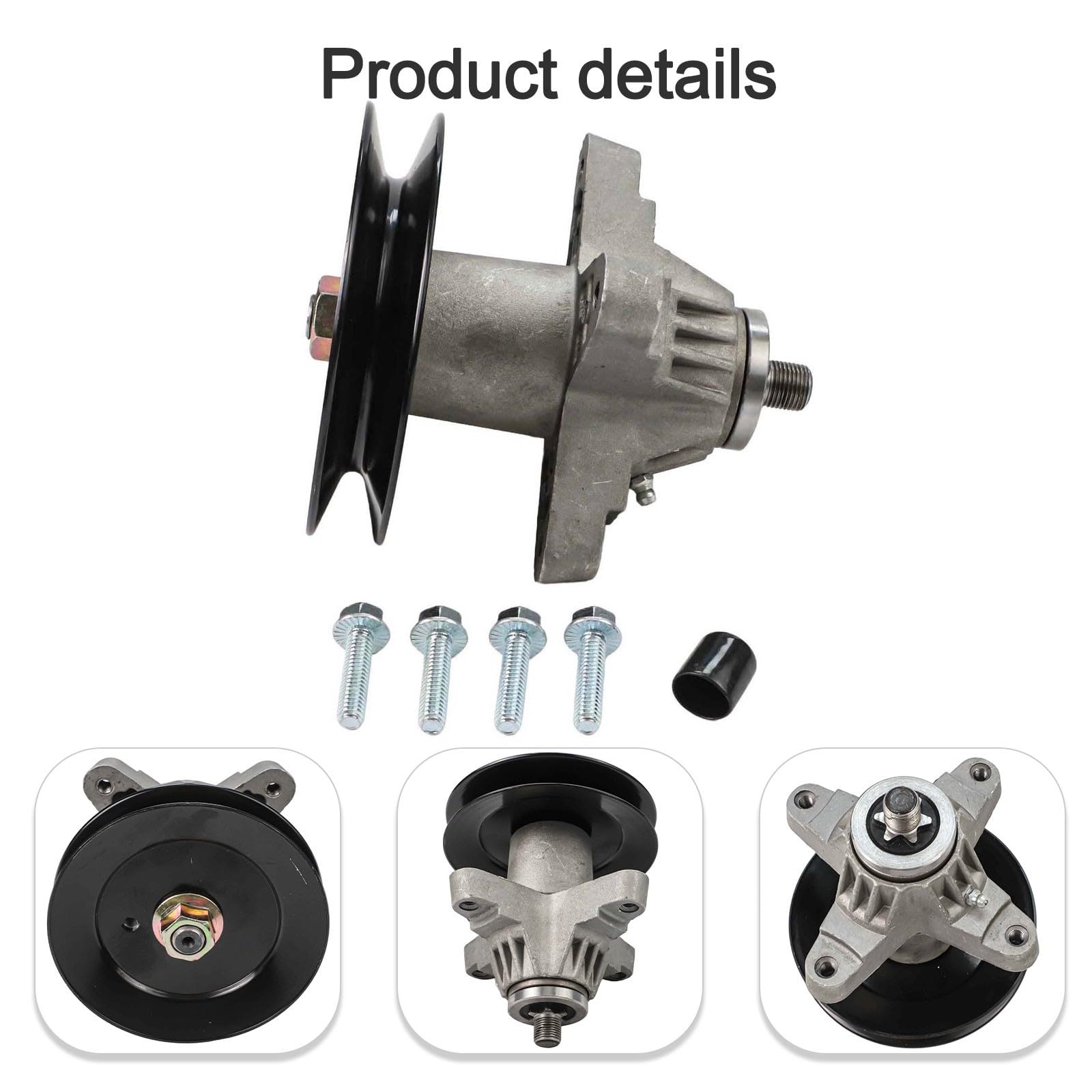 Cortacésped para husillo compatible con 918-04125C 918-04125B 918-04126 618-04126 GT2100, metal para pieza de repuesto de fácil instalación