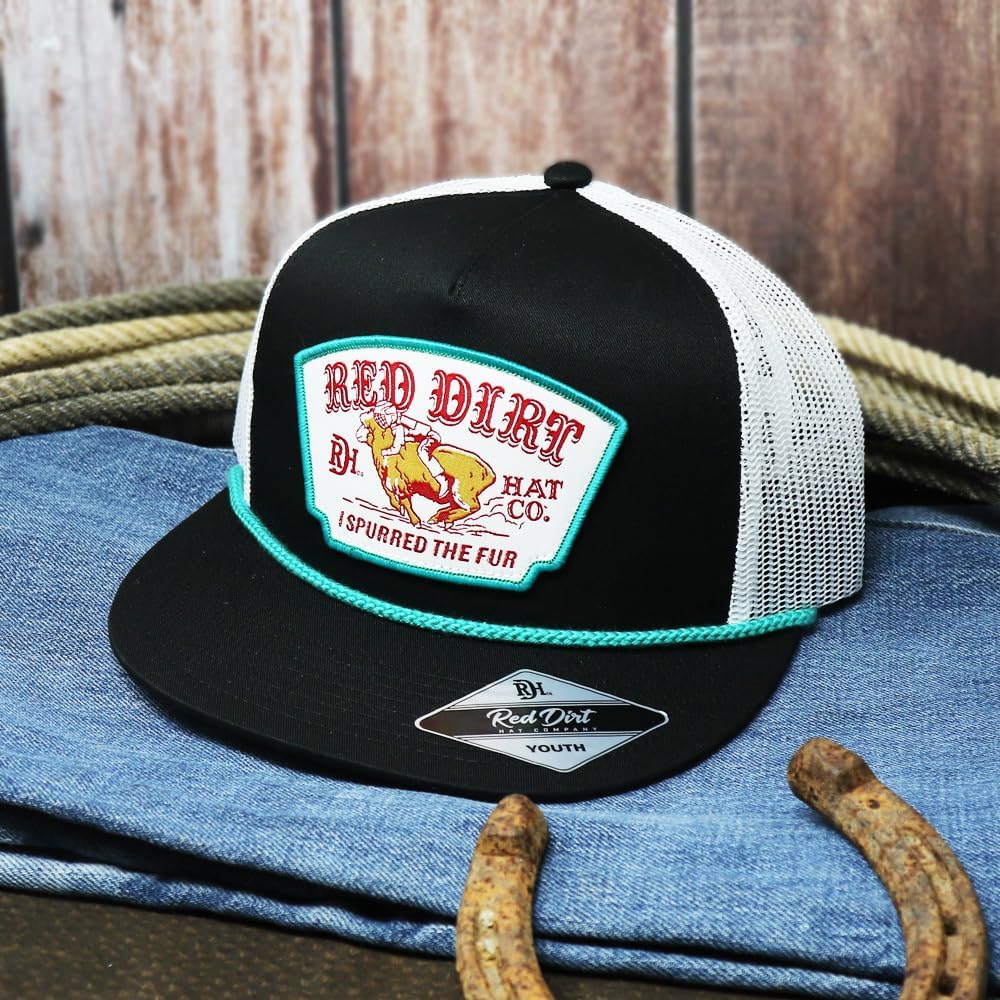 Red Dirt Hat Company Mutton Bustin Youth Adjustable Snapback Hat - Image 4
