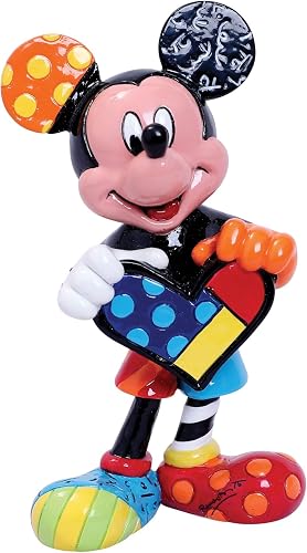 Enesco Disney by Britto Mickey Mouse Miniature Figurine, 3.54 Inch, Multicolor,6006085