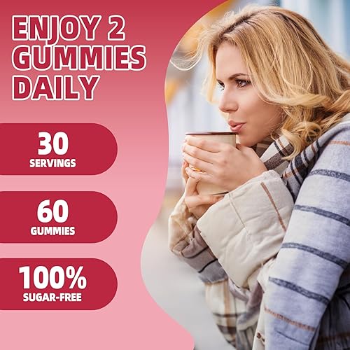 Miniatura 5 de Gomitas de probióticos vaginales para mujeres, suplemento de equilibrio de pH femenino con Pre+Pro+Postbiótico y vitamina C - Apoya la salud