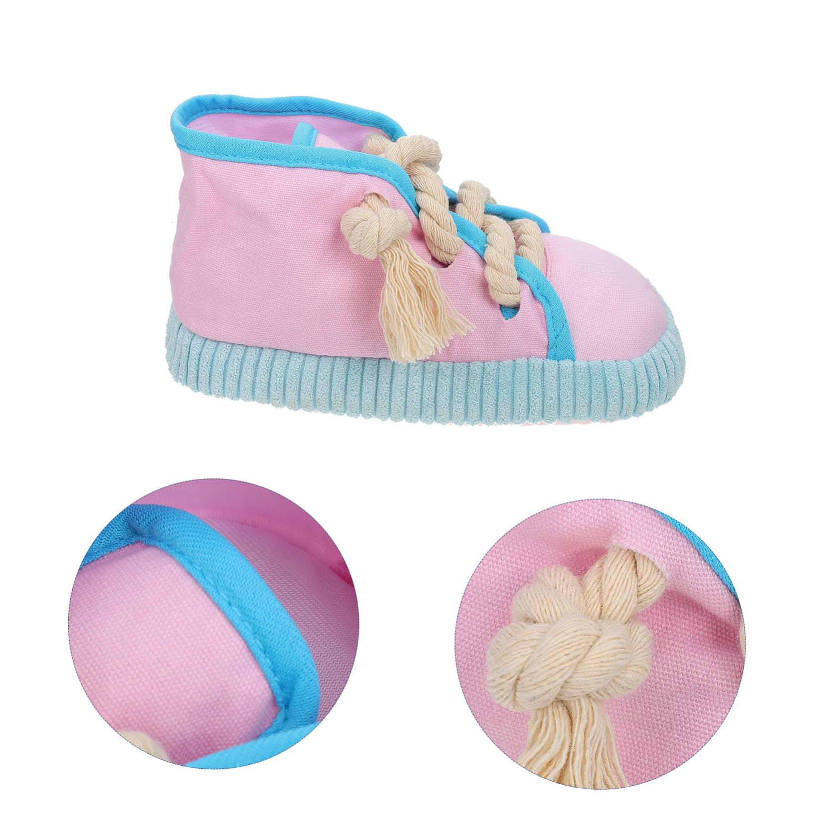SUPVOX 3pezzi Interattivo Per Domestici Scarpe Cartoon Masticare Per e Resistente Per La e Combattere La Noia