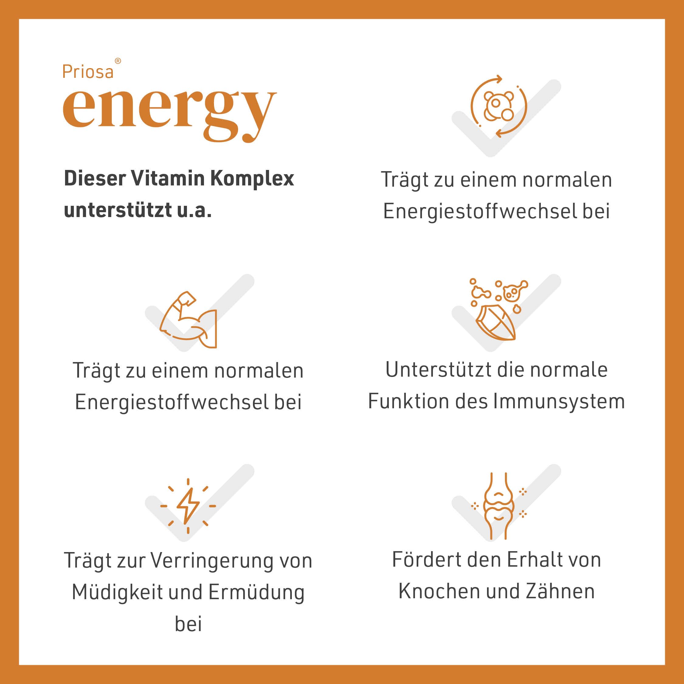 Priosa® energy 150 vegane Aminosäure Kapseln I BCAA Kapseln Unterstützen die normale Muskelfunktion I 16 eiweißbildende Aminosäuren I durch unabhängige Gutachter geprüft