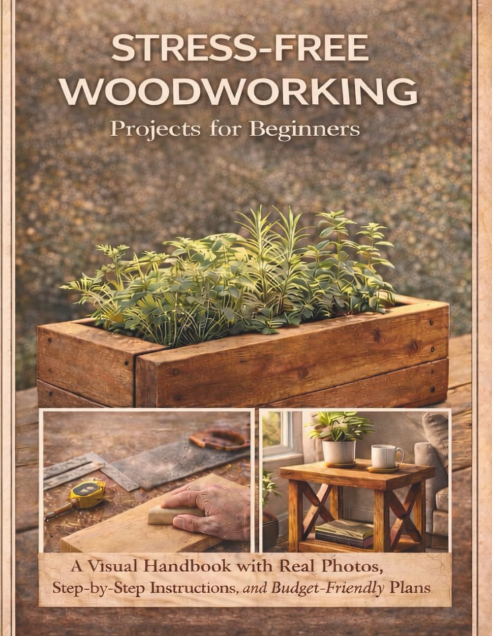 Stress-Free Woodworking Projects for Beginners: A Visual Handbook with Real Photos, Step-by-Step Instructions, and Budget-Friendly Plans."