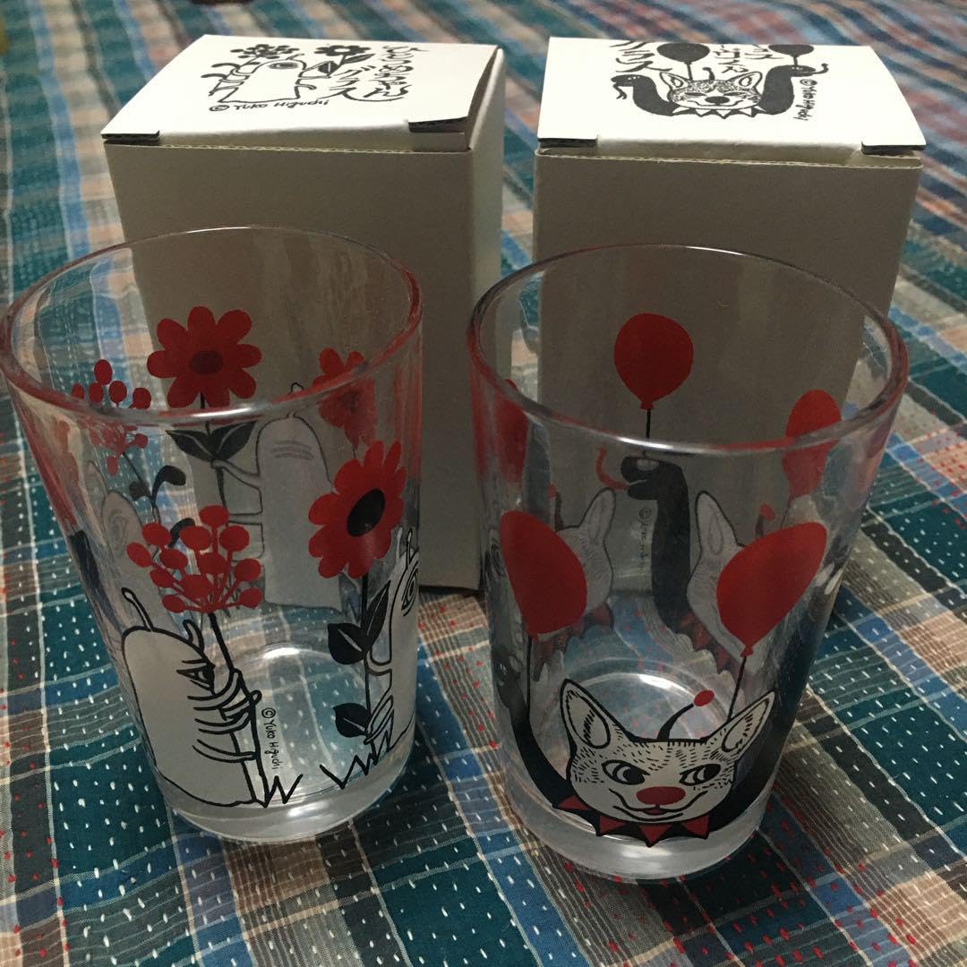 ヒグチユウコ サーカス展 限定 グラス 2個セット グラス サーカス ヒグチユウコ トリモドキオカ 2セット ボリスとニャンコ ヒグチユウコ サーカス展 限定 グラス 2個セット グラス サーカス ヒグチユウコ トリモドキオカ 2セット ボリスとニャンコ