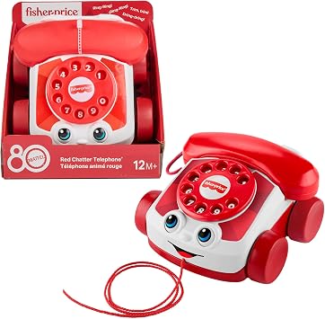 Fisher-Price Téléphone animé rétro édition 80ème anniversaire Fisher-Price