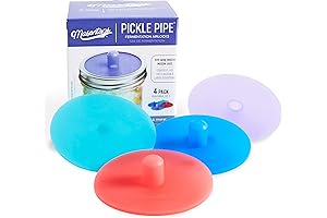 Masontops Pickle Pipes: Innovative Fermenting Lids for Wide Mouth Jars