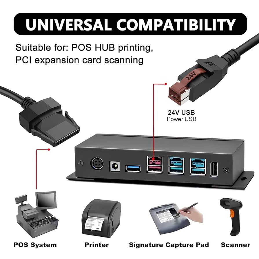 Amazon.co.jp: バーコードスキャンライン24V電源POSターミナル