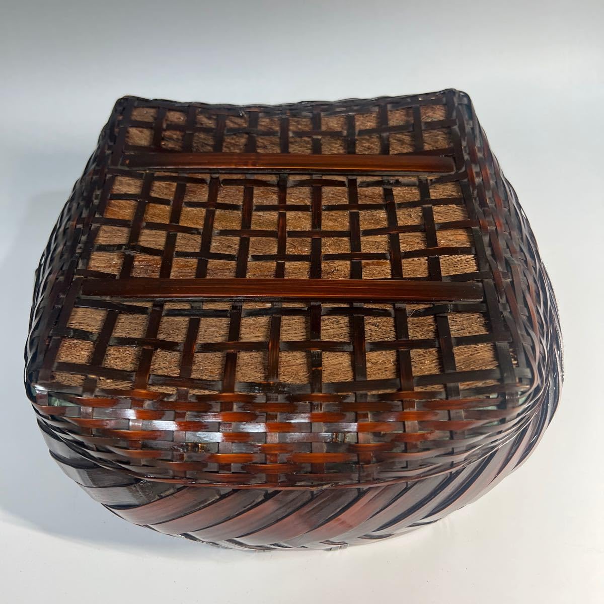 茶器⁄茶道具 炭道具 炭斗（炭取り） 細竹 染め 炉風炉兼用 – 今