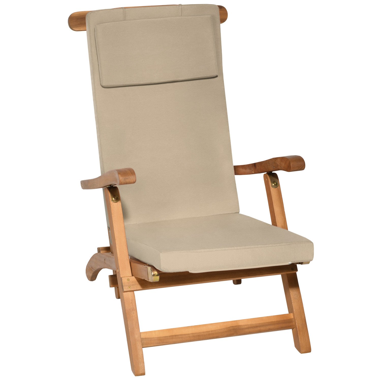Beautissu 2x Deckchair Kussen Flair DC 200x50x8 cm - Ligstoelkussen Donkergroen - Matraskussen voor Hangmatten en tuin-/terrasstoelen
