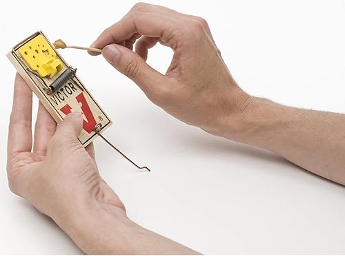 Miniatura 5 de Victor Trampa para ratones Easy Set M033 - Trampa para ratones de madera fácil de montar, precebada