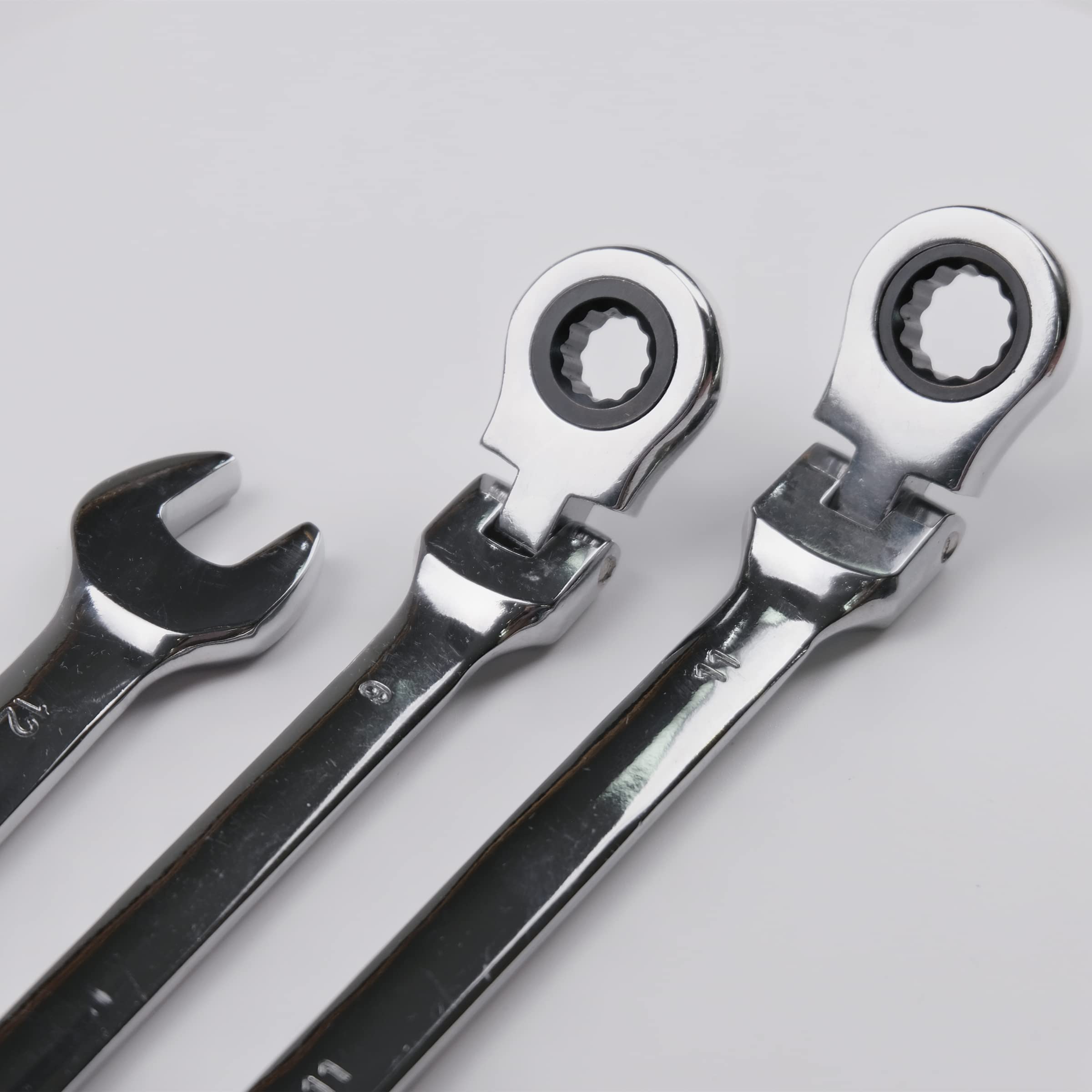 Chiave A Cricchetto Regolabile 180° | Acciaio CR-V 8mm | Doppia Estremità | Per Auto E Lavori Meccanici - Foto 12