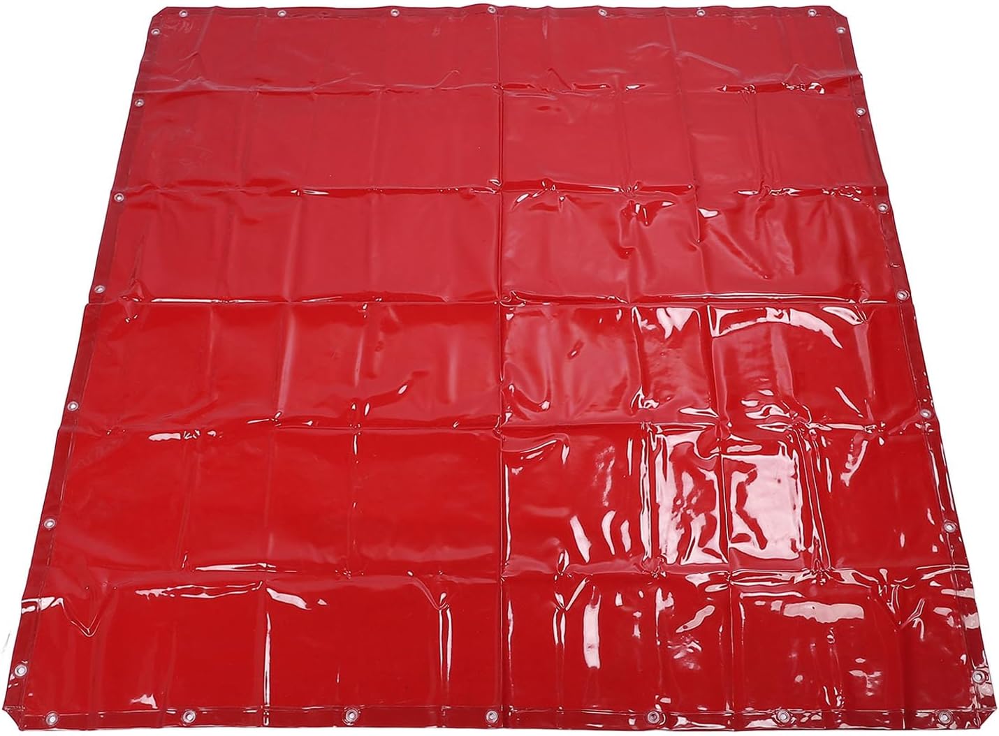 LiebeWH 5.7x5.7ft Red Mystical/Fantasy Retardant Water Proof Level 6 Protective Welding Curtain Screen for Workshop Industrial Safety Applications