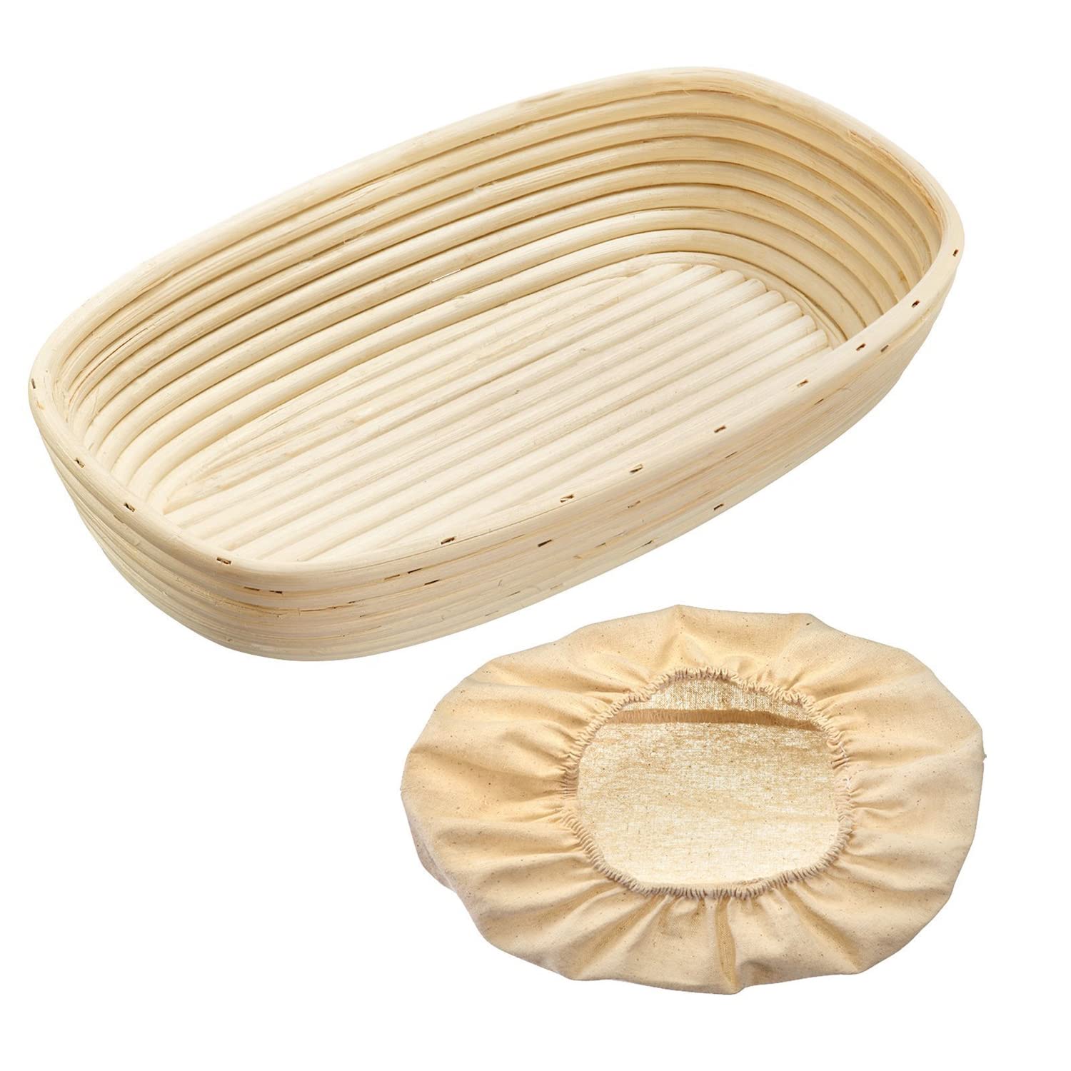 Panier à fermentation ovale Westmark en rotin naturel haut de gamme